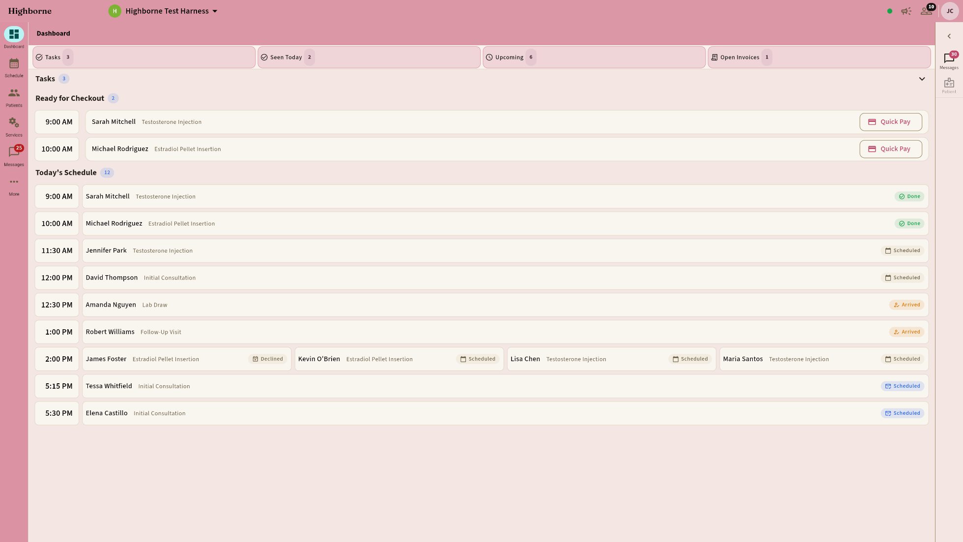 Highborne in Boutique Blush