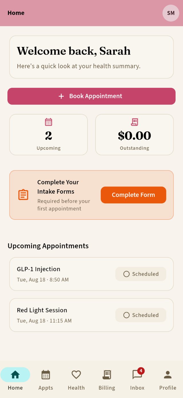Patient app, light